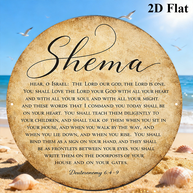 Art & Craft Toys For Kids - CIFBUY Vintage Judaica Scripture Aluminum Wall