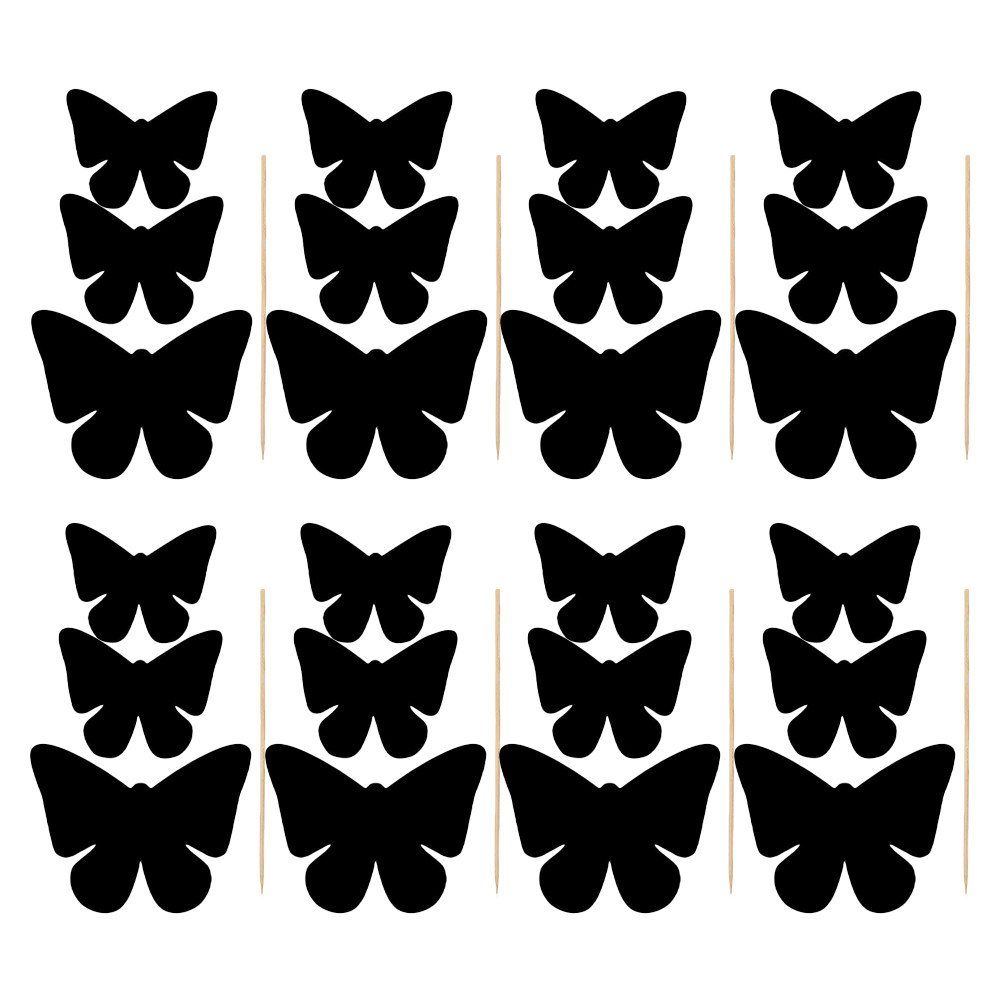Art Craft Butterfly - 1Set Butterfly Shaped Scratch Paper Art