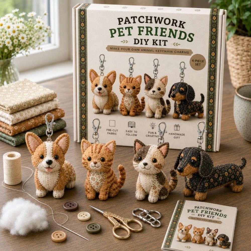 Unique Art Craft - Pre-cut Fabric 3D Felt Sewing DIY