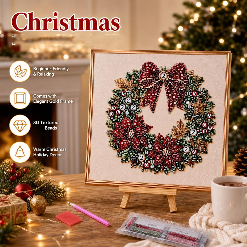 Art Craft Gifts For Adults - Christmas Pearl Diamond Painting Art Set