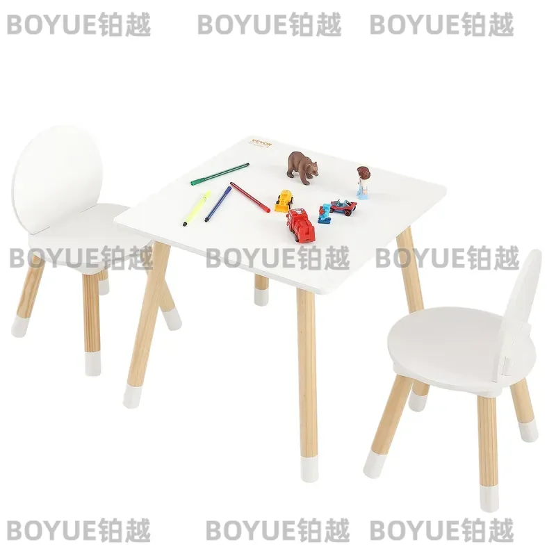 Art Craft Furniture - Wooden Kids Activity Table and 2