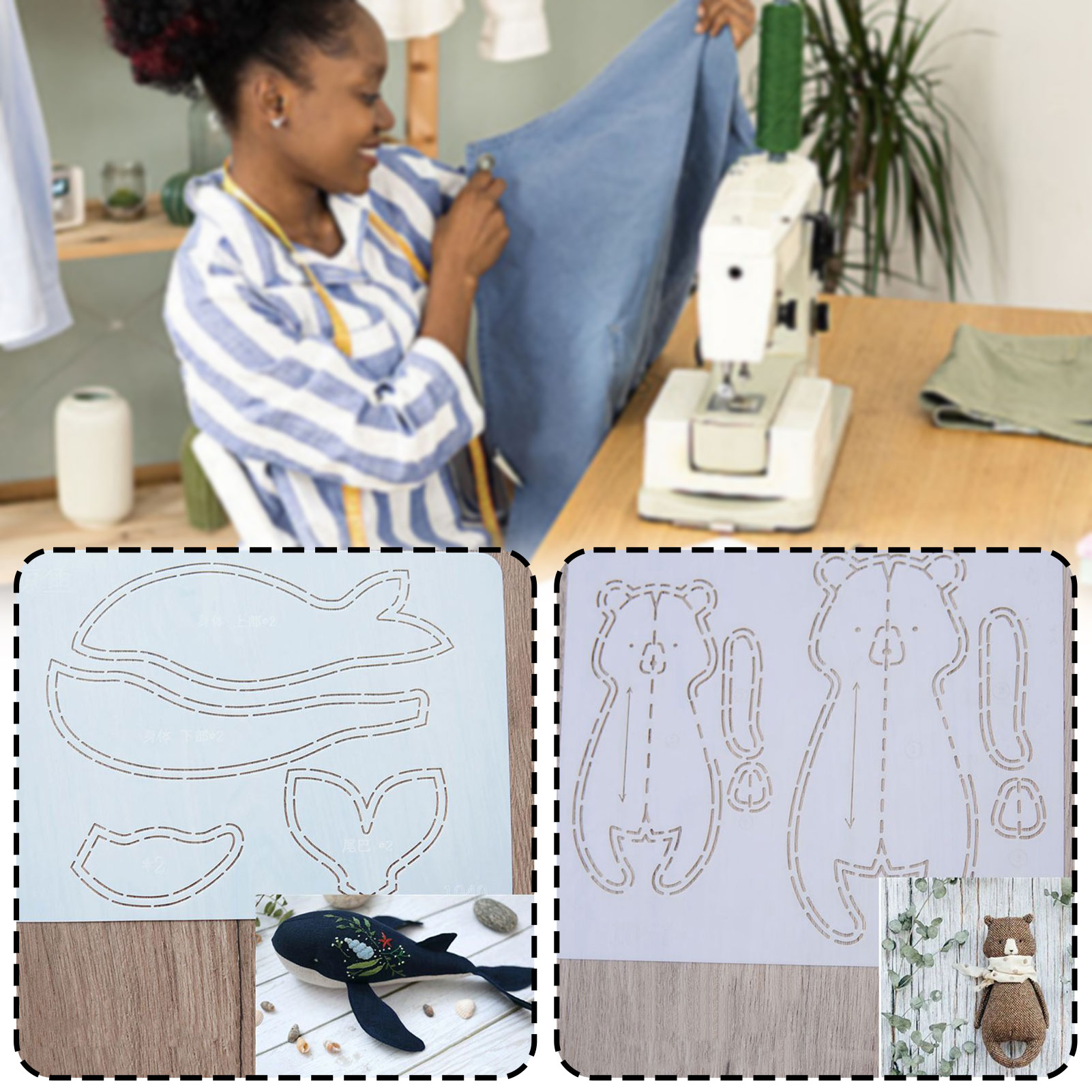 Plasitc Quilting Template Sten - Art Craft Template recension och pris