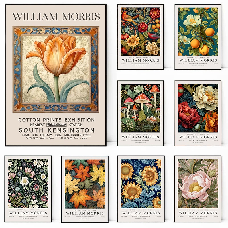 1PC  William Morris Exhibition - Art Craft William Morris recension och pris