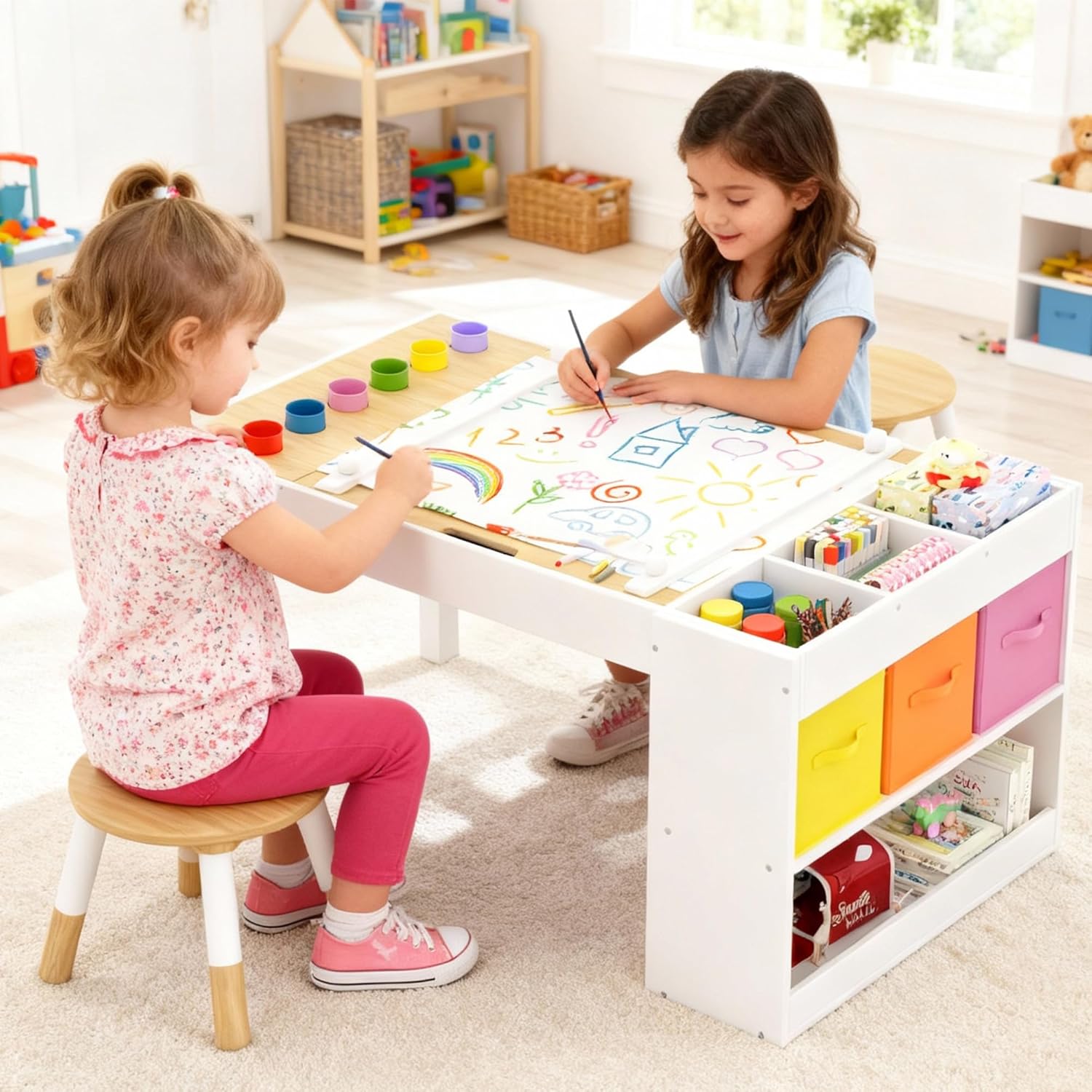 Kids Art Table and 2 Chairs Se - School Of Art X Craft recension och pris