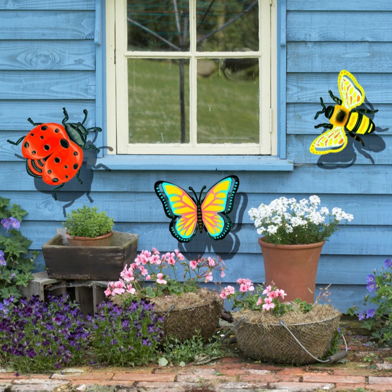 3PCS Butterfly Iron Crafts Hom - Art Craft Ladybug recension och pris