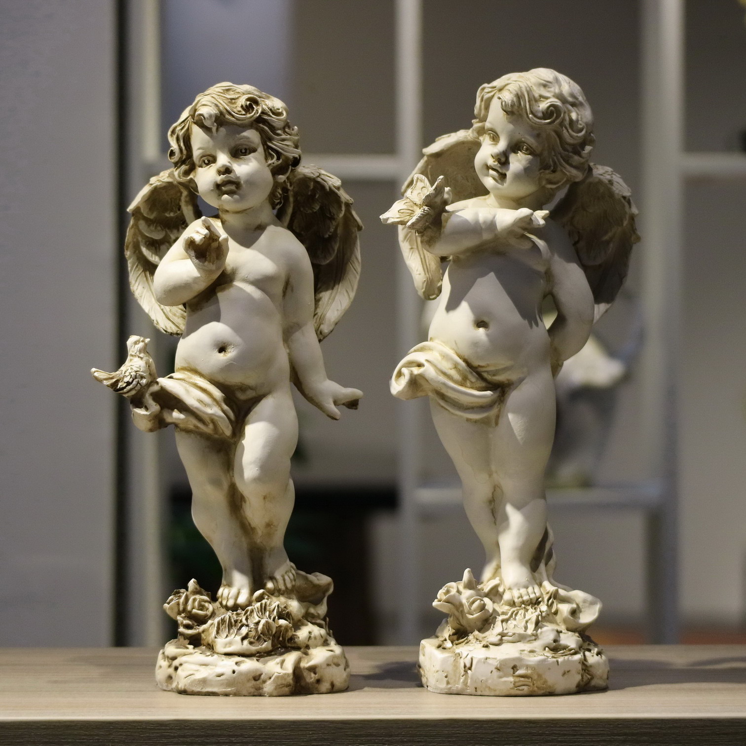 Retro Resin Angel Figurine 29c - Unique Art Craft recension och pris