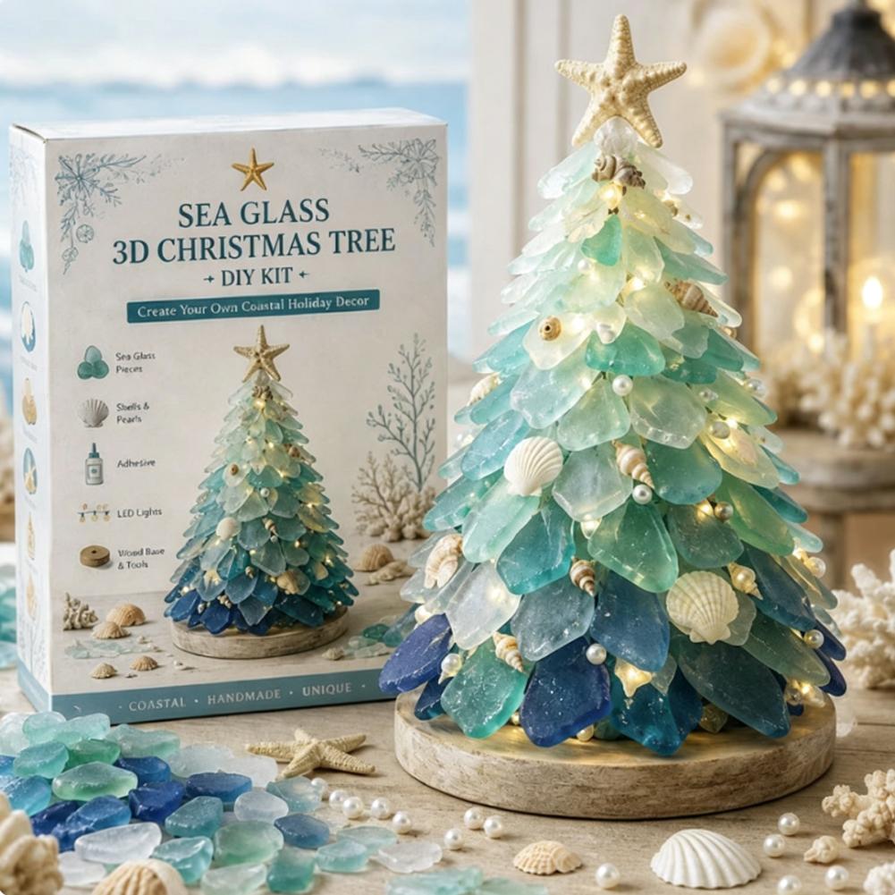 3D Sea Glass Christmas Tree De - Art Craft Gifts For Adults recension och pris