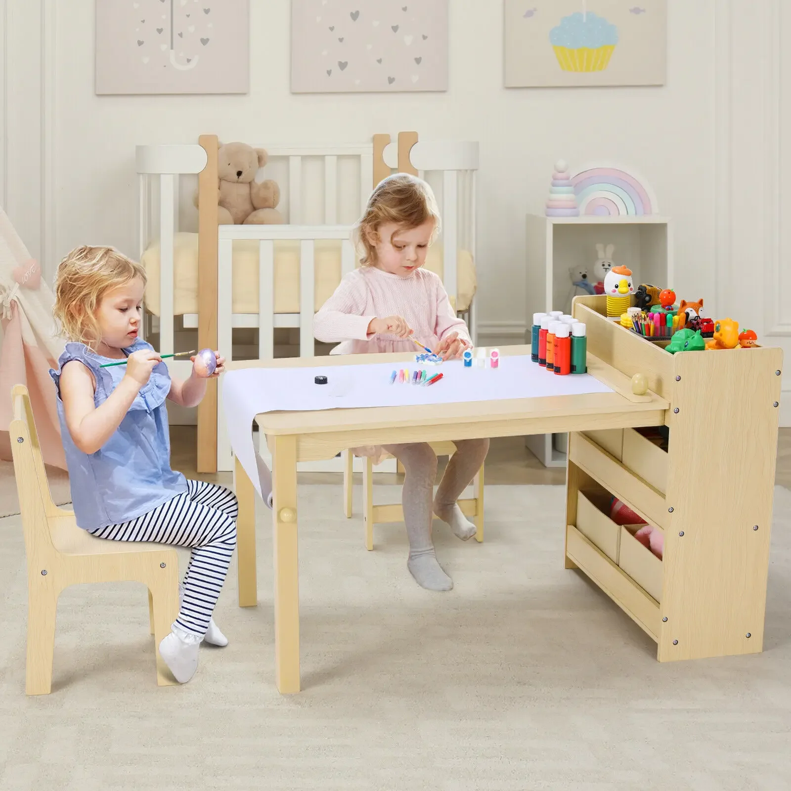 Kids Art Table & 2 Chairs Set  - Art And Craft Quotes For Kids recension och pris
