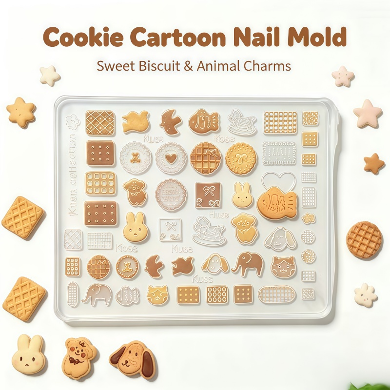 Cute Animal Nail Art & Cookie  - Art Craft Template recension och pris
