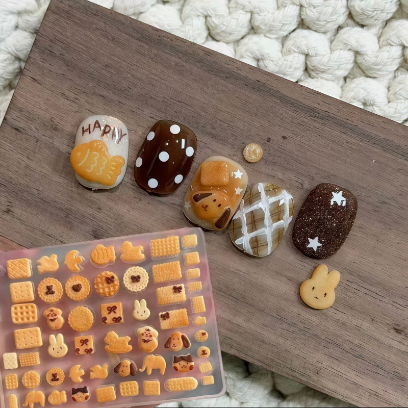 Cute Animal Nail Art & Cookie  - Art Craft Template recension och pris