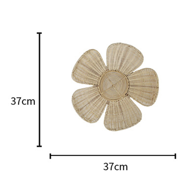 Nordic Woven Rattan Flower Wal - Art Craft Furniture recension och pris