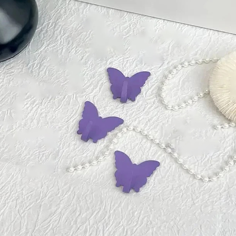 3PC Pink White Butterfly Shape - Art Craft Butterfly recension och pris