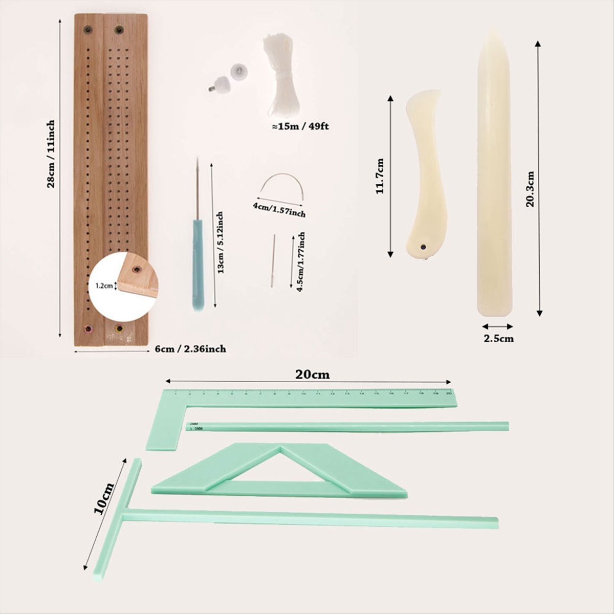T32C New Book Cover Guide Sewi - Bookbinding Supply Kit recension och pris