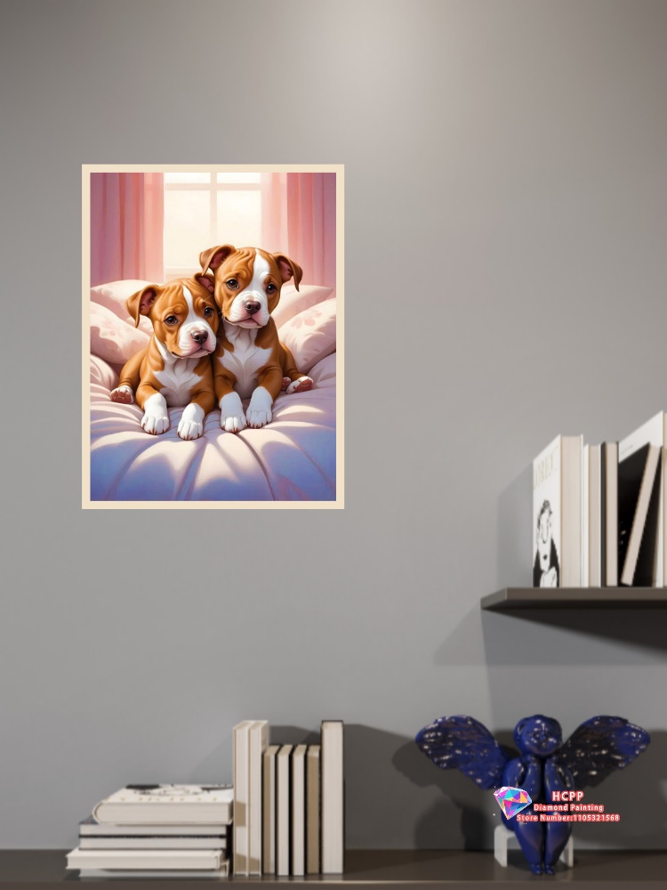 Warm Dog Animal Diamond Painti - Unique Art Craft recension och pris