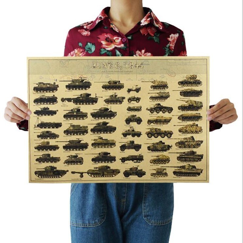 51x35cm Vintage World War II T - Art Craft Furniture recension och pris