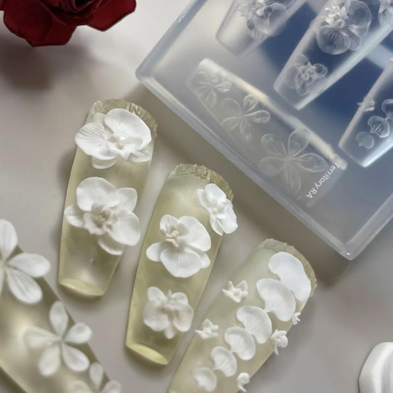 3D Transparent Silicone Nails  - Art Craft Template recension och pris