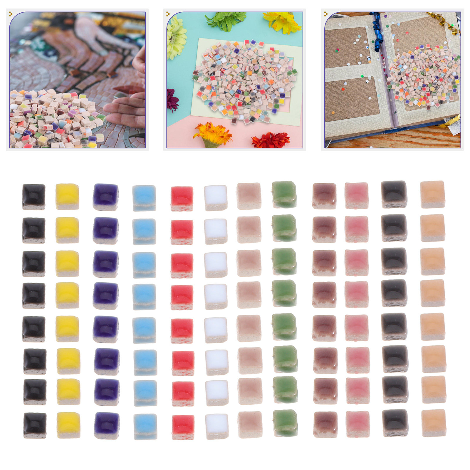 Mosaic Ceramic Tiles for DIY A - Art Craft Furniture recension och pris