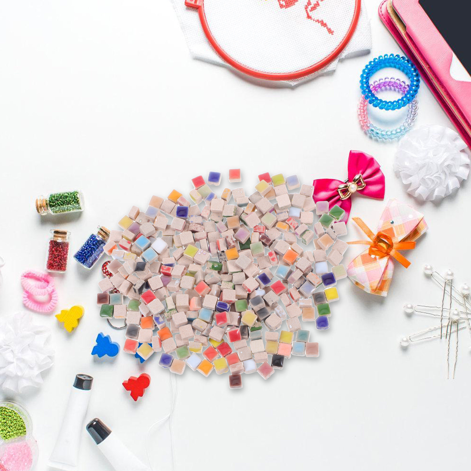 Mosaic Ceramic Tiles for DIY A - Art Craft Furniture recension och pris