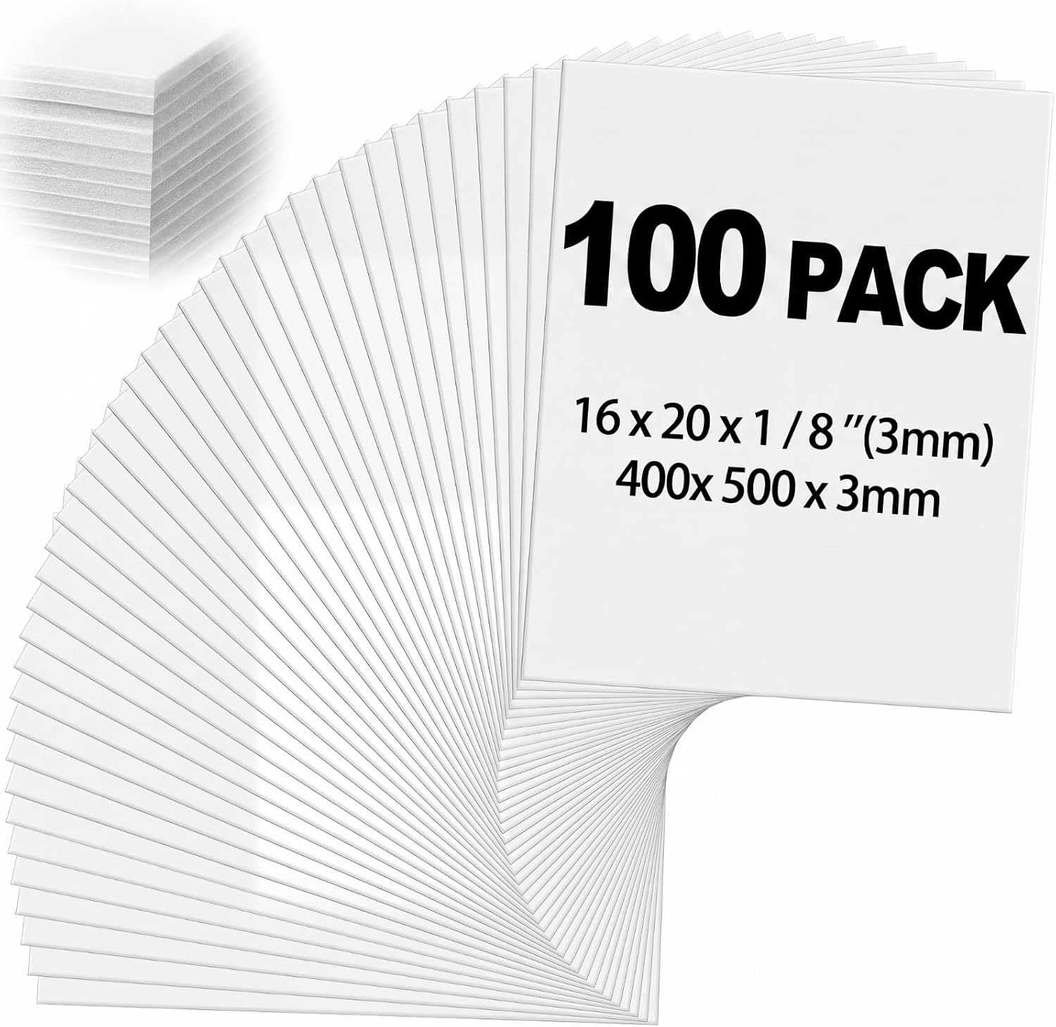 100 Pack 16 x 20 Inch Foam Boa - School Of Art X Craft recension och pris