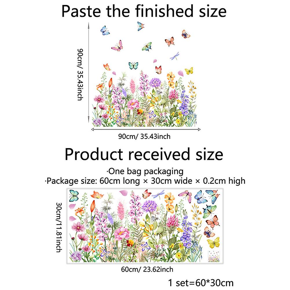 Double Sided Colorful Flowers  - Art Craft Butterfly recension och pris