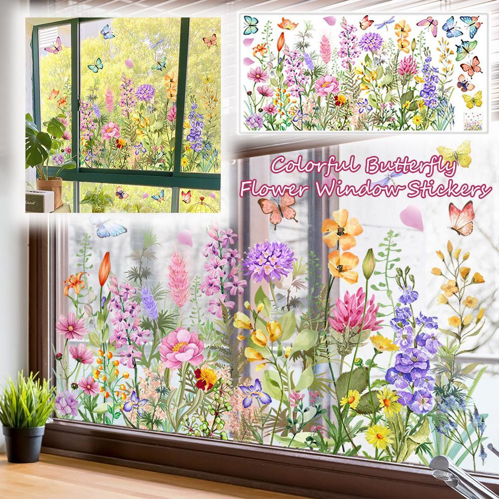 Double Sided Colorful Flowers  - Art Craft Butterfly recension och pris