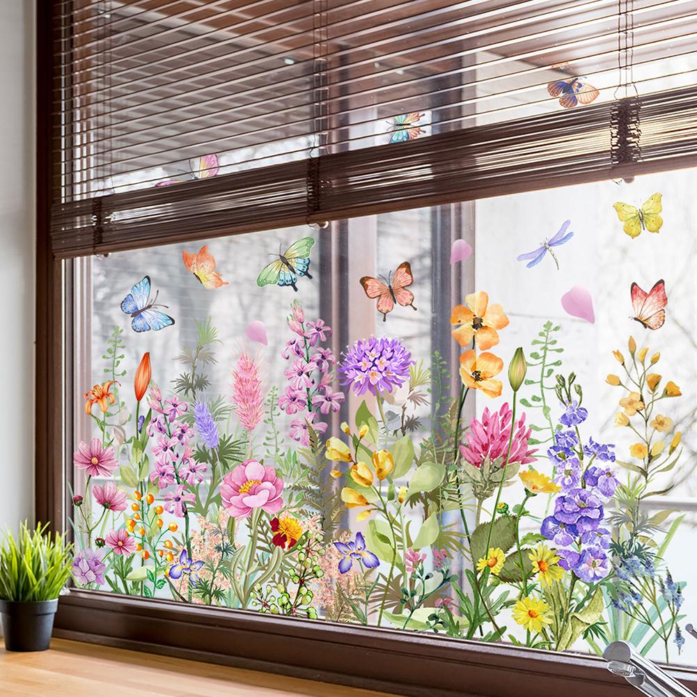 Double Sided Colorful Flowers  - Art Craft Butterfly recension och pris