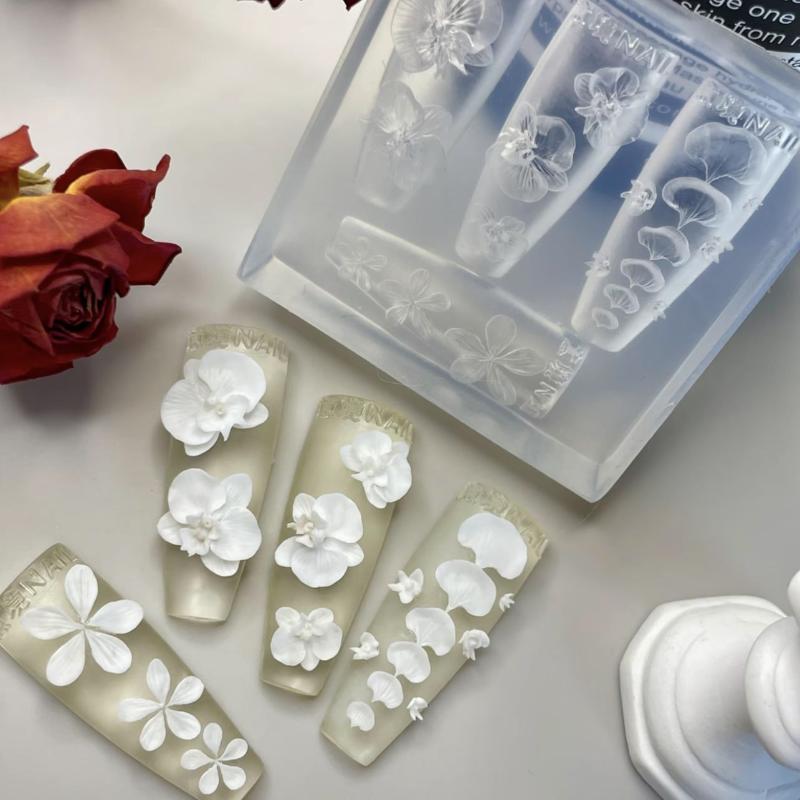 3D Transparent Silicone Nails  - Art Craft Template recension och pris