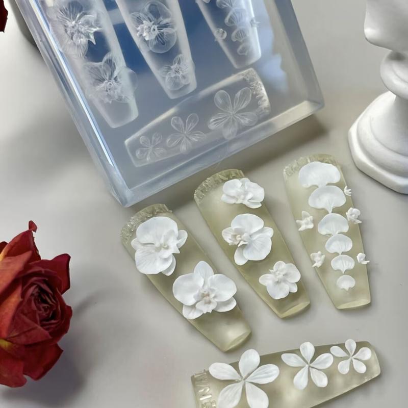 3D Transparent Silicone Nails  - Art Craft Template recension och pris