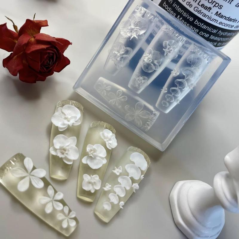 3D Transparent Silicone Nails  - Art Craft Template recension och pris