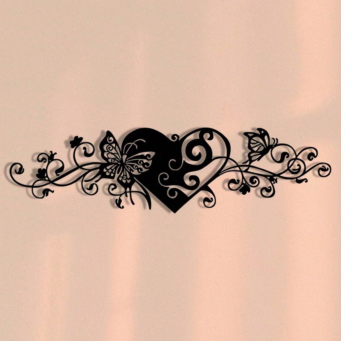 Minimalist 2D Metal Wall Art,  - Art Craft Butterfly recension och pris