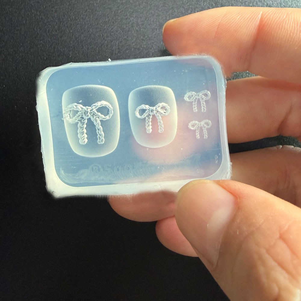 3D Bowknot Silicone Mold Nail  - Art Craft Template recension och pris