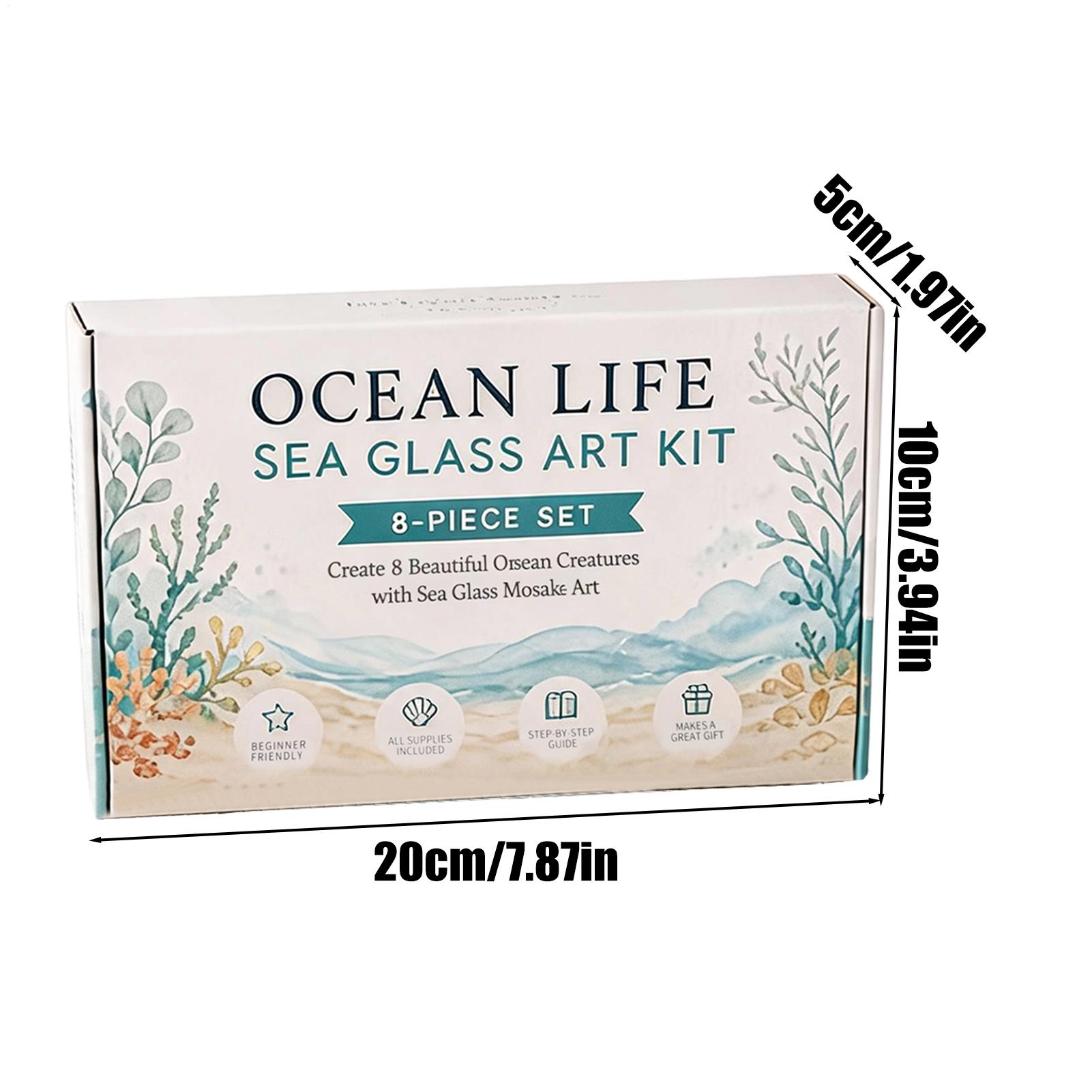 1pc Ocean Life Sea Glass Mosai - Art Craft Gifts For Adults recension och pris