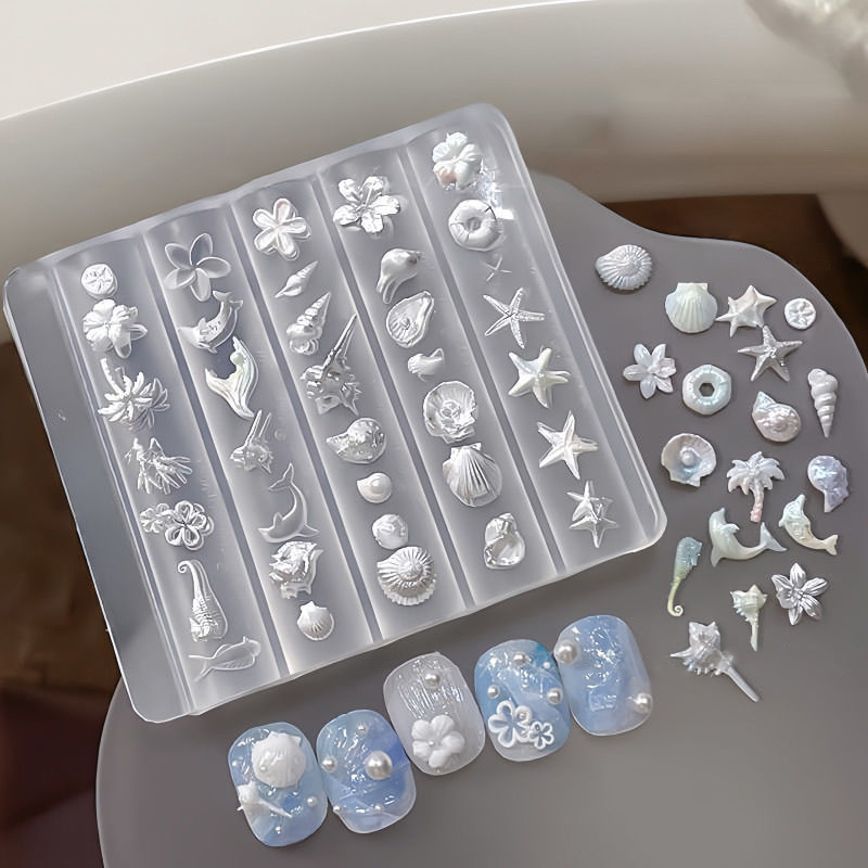 3D Mold Silicone Nail Art Deco - Art Craft Template recension och pris