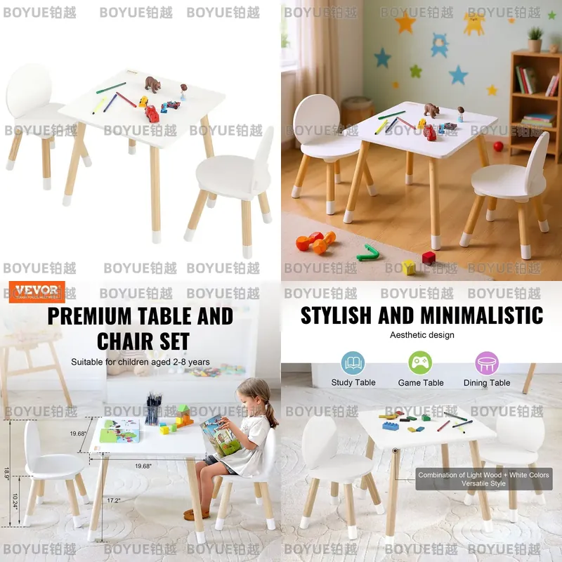 Wooden Kids Activity Table and - Art Craft Furniture recension och pris