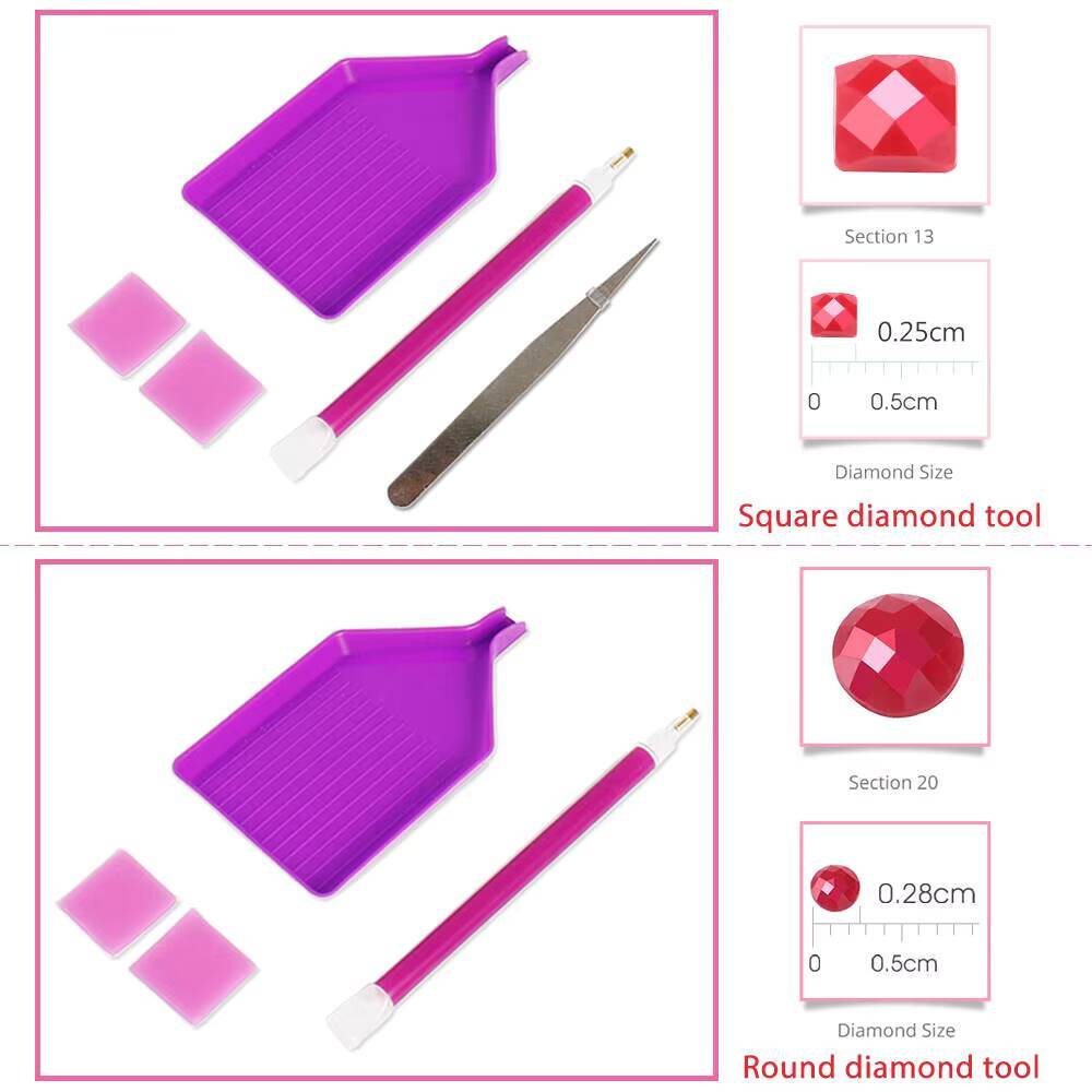 5D DIY Diamond Mosaic Woman Po - Art Craft Butterfly recension och pris