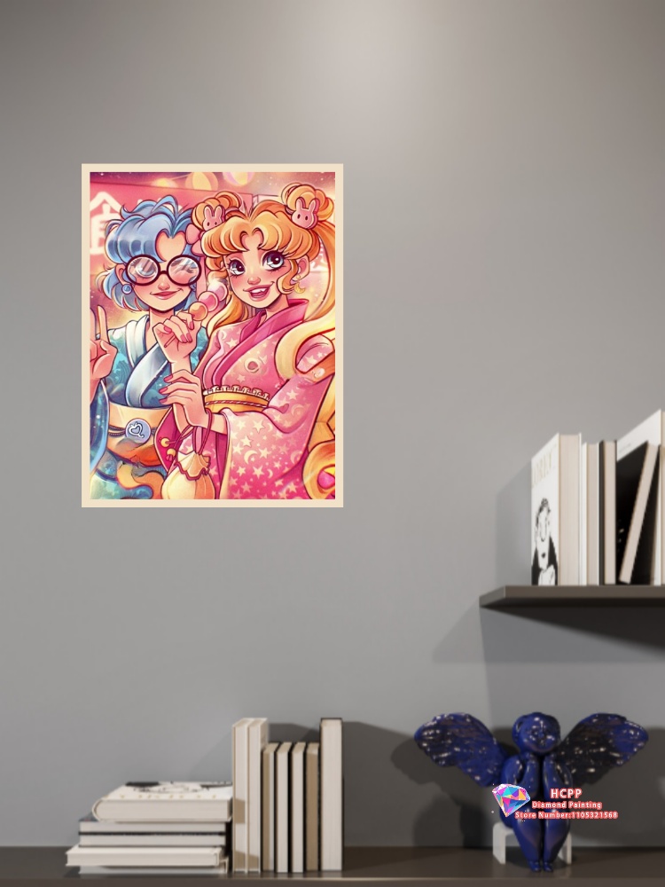 Witch Sister Couple Diamond Pa - Unique Art Craft recension och pris