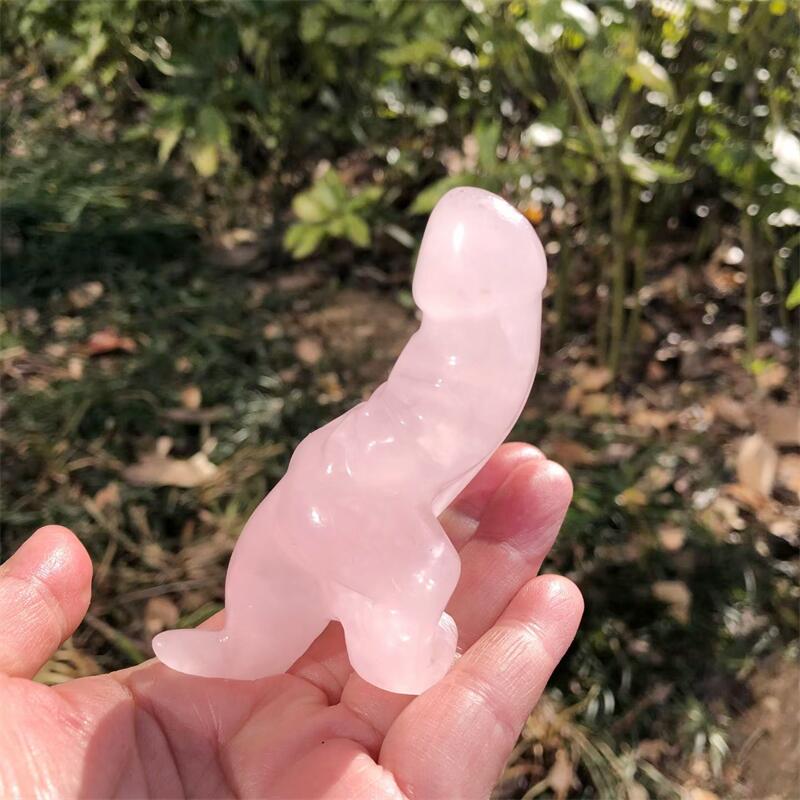 1PCS Natural Rose Quartz Carto - Unique Art Craft recension och pris