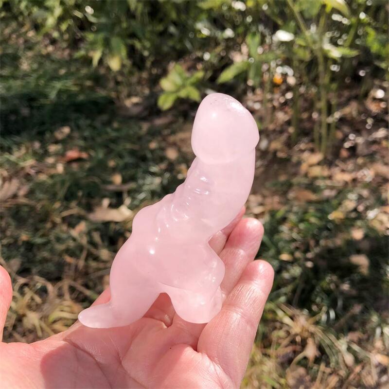 1PCS Natural Rose Quartz Carto - Unique Art Craft recension och pris