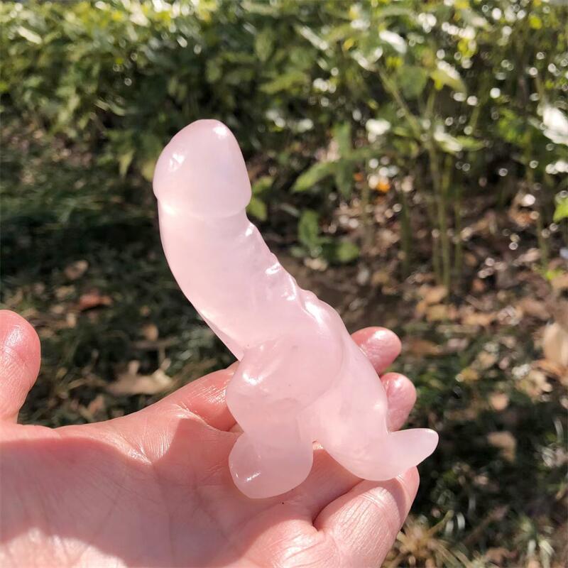 1PCS Natural Rose Quartz Carto - Unique Art Craft recension och pris