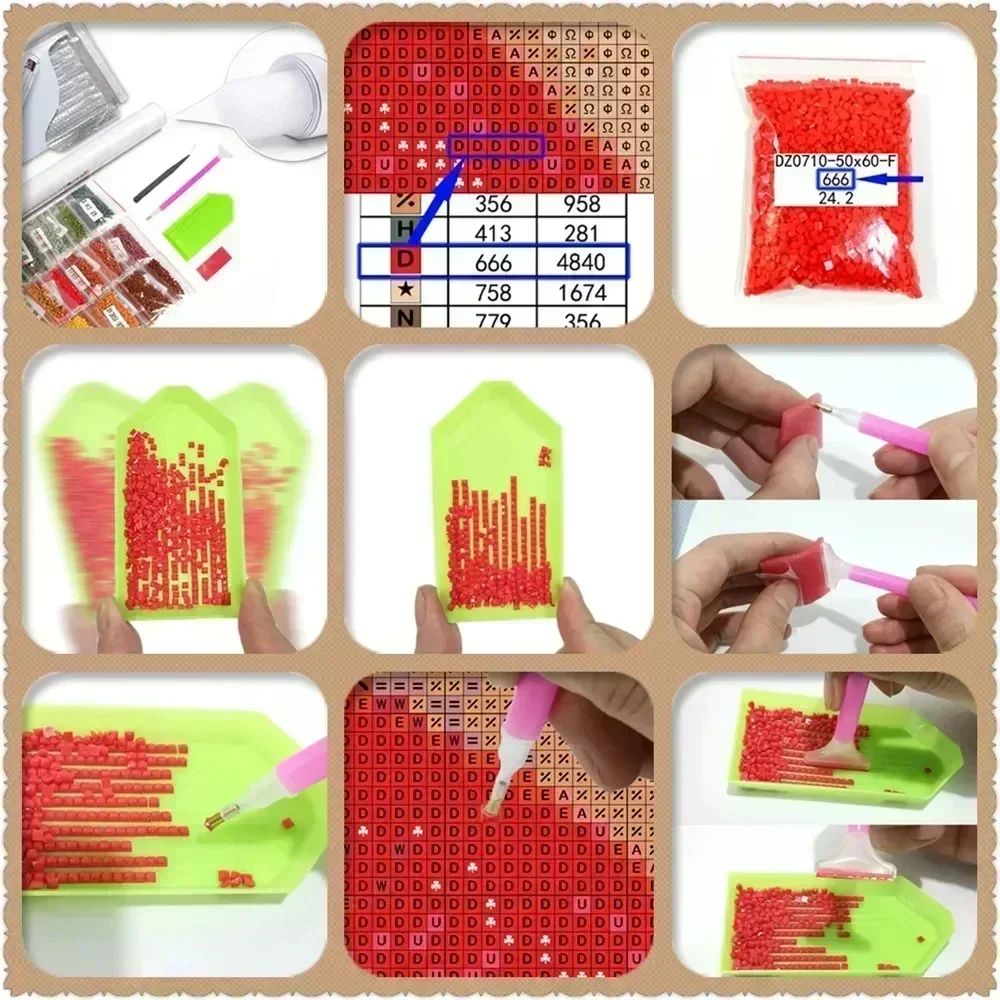 Cute girl diamond painting kit - Unique Art Craft recension och pris